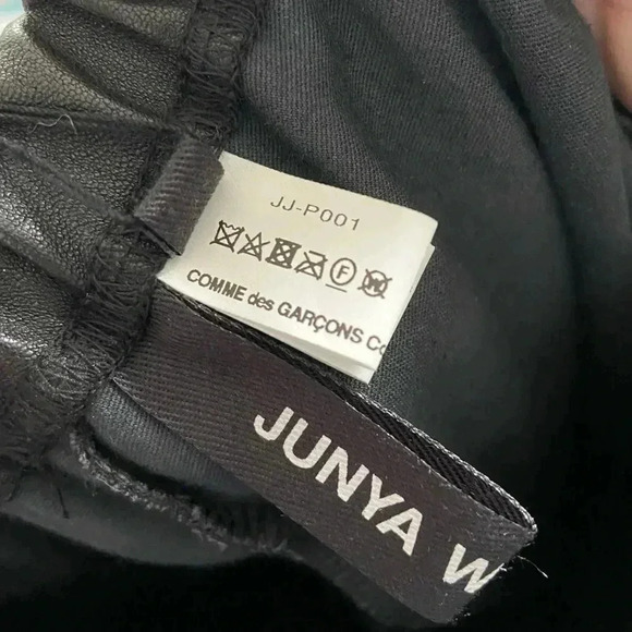 NWT Junya Watanabe Comme des Garçons Leather Leggings size Medium - Picture 7 of 14